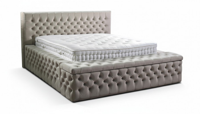 Chesterfield Tweepersoons Hotel Bedden Slaapkamer Leer Modern Bedbekleding