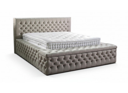 Chesterfield Tweepersoons Hotel Bedden Slaapkamer Leer Modern Bedbekleding