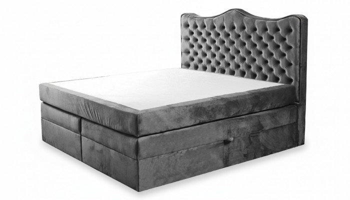 Boxspringbed Bedden Bekleding Bed Hotel Leder Textiel Stof 180x200cm Fluweel Meubels
