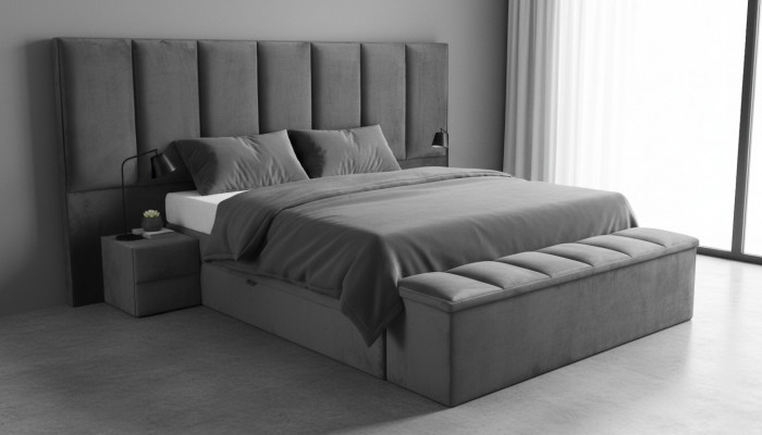Boxspring Hotel Matratze Schlafzimmer Textil Design Bett Doppel Betten Boxspring Hotel matras Slaapkamer Textiel Ontwerp Bed Tweepersoonsbedden