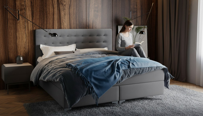 Slaapkamermeubels Bedframe 180x200 Luxe Design Bed Tweepersoonsbedden Bekleding