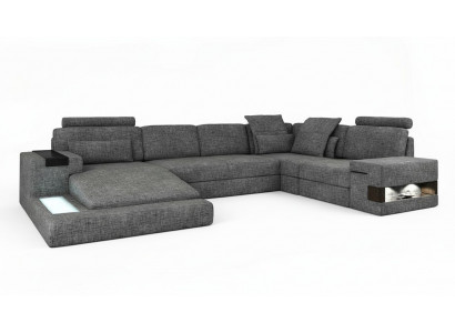 Hoekbank U-vorm Design Moderne Bank Textielbank Bank Woonlandschap Nieuw