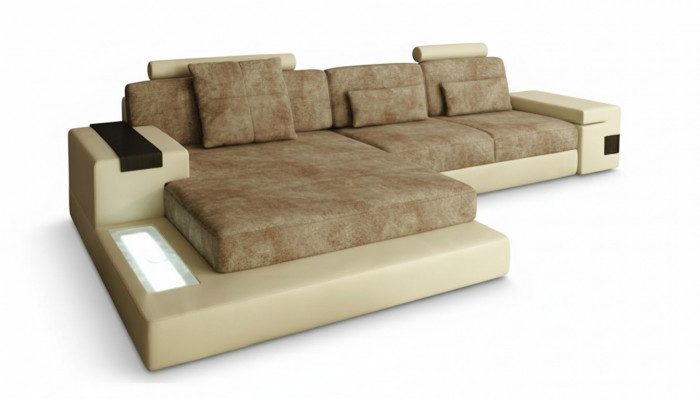 Sofa Bank Hoekbank Hoek Bank Landschap Bekleding Ontwerp Woon L-vorm