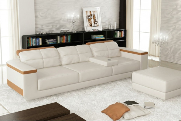 Bank 3-zits Textiel Banken Bank Bekleding Luxe Bank Modern Stijl Groot xxl bankstellen