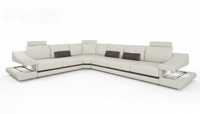 Bankstellen Ontwerp Hoekbank L-Vorm Meubels Bed Functies Textiel Leer Slaapbank Bankstellen