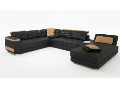 Moderne bankstellen woonlandschap hoekbank stof U-vorm bank ontwerp bekleding textiel hoek