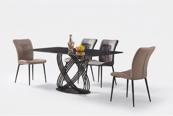 Luxe Tafel Roestvrij Staal Eettafel Eetkamer Eettafels Keuken Tafels Ontwerp Metaal
