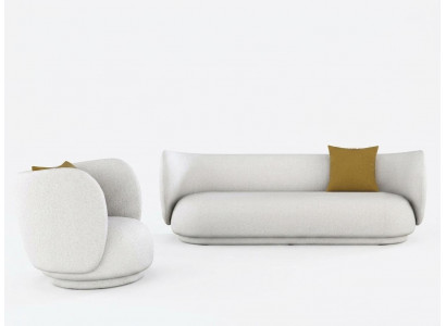 Bankstel 2-zits fluweel tweezits relaxzit designsalonbank loungesofa meubels fluweel
