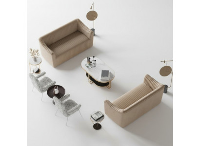 Bankstel 2+2 zits woonlandschap banken bank zit design bank lounge meubels