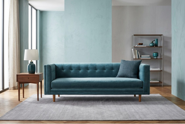 Woonlandschap Stoffen Bank 3-zits Relaxstoel Design Bank Lounge Banken Textiel