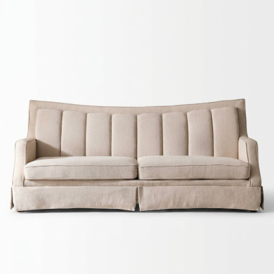 Stoff Bank van drie zitplaatsen Meubelen Relaxstoel Ontwerp Bank Lounge Banken Textiel 3-zits