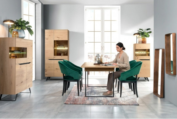 Ontwerp Vitrine Ladekast Dressoir Zijkast Plank Luxe woonkamerkasten Nieuw