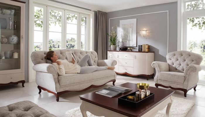 Slaapbank Driepersoons Modern Stijl Woonkamer Bank 3-zits Designer Meubels Nieuw