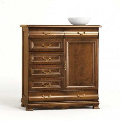 Moderne dressoir Bruin dressoir Houten designmeubelen Sideboard Plank Hotel Nieuw