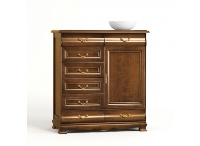 Moderne dressoir Bruin dressoir Houten designmeubelen Sideboard Plank Hotel Nieuw