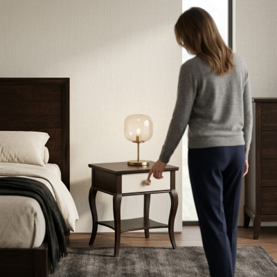 Nachtkastje Nachtkastjes Slaapkamer Bijzettafel Modern Design Meubels Houten Kasten