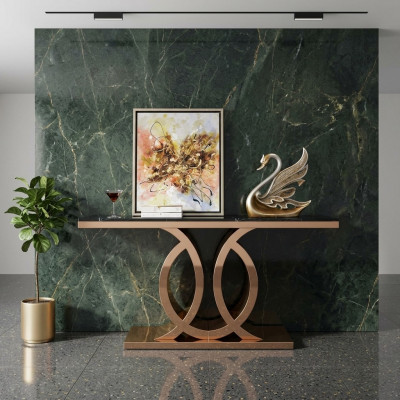 Ontwerper houten wandtafel tafel console luxe console
