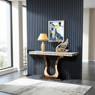 Ontwerper roestvrijstalen console tafel console consoles
