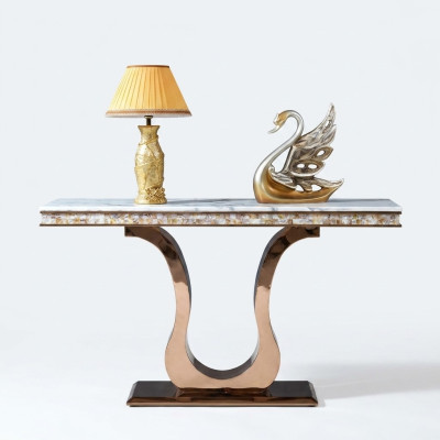 Ontwerper roestvrijstalen console tafel console consoles