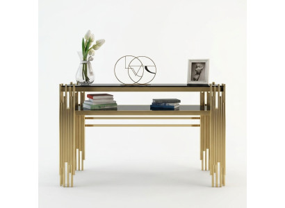 Console tafel marmer woonkamer slaapkamer kaptafel roestvrij staal