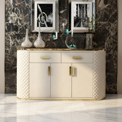 Luxe dressoir kast kast dressoirs 3 deuren met 2 laden