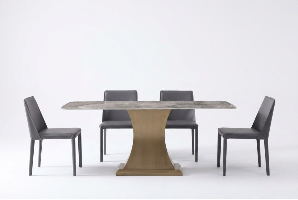 Eetkamerset Eettafel + 4 Stoelen Eetkamerstoel Set Set van 5 stuks.