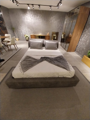 Bedontwerp Tweepersoonsbed Luxe Bedden Gestoffeerd Slaapkamermeubilair Nieuw