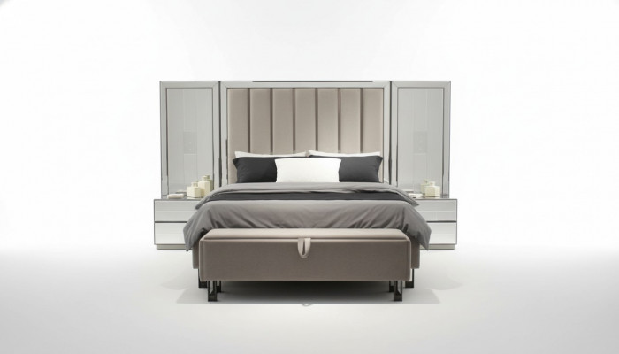Luxe slaapkamerset Bed + 2x nachtkastjes Compleet kamermeubilair Nieuw