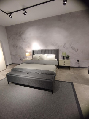 Designer slaapkamer set Bed 2x Nachtkastjes Kledingkast Nieuw en Luxueus.
