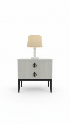 Slaapkamer bijzettafel Luxe 2x nachtkastjes Elegante nachtkastjes 2x