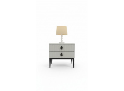 Slaapkamer bijzettafel Luxe 2x nachtkastjes Elegante nachtkastjes 2x