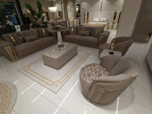 3+1-zits luxe bankstel compleet set bankbank moderne set woonkamer