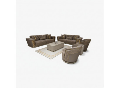 3+1-zits luxe bankstel compleet set bankbank moderne set woonkamer
