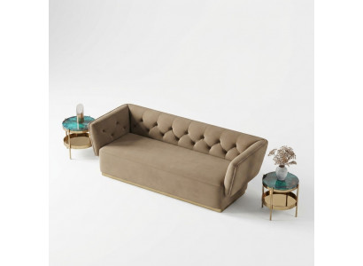 Bankstel 2+2 zitsbank woonlandschap zit ontwerp bank lounge bank stof