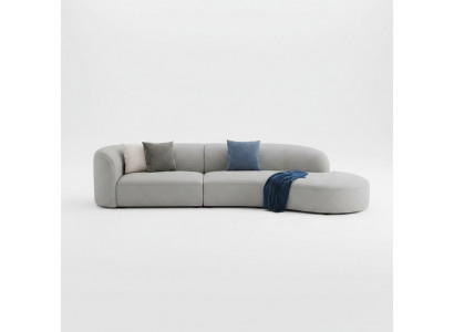 Bank L-vorm Bank Woongebied Relax Zit Ontwerp Bank Lounge Banken Stof Nieuw