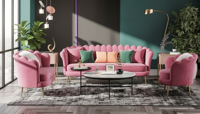 Bankstellen Meubels Relax Zit Ontwerp Bank Lounge Bankstellen Textiel Bank 3-Zits Fluweel Nieuw