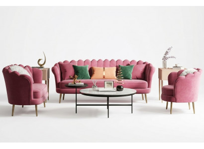 Bankstellen Meubels Relax Zit Ontwerp Bank Lounge Bankstellen Textiel Bank 3-Zits Fluweel Nieuw