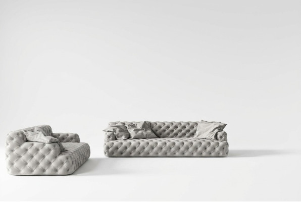 Leder bankstel 3+2 zitsbank Chesterfield stoelontwerp bank lounge bankstellen