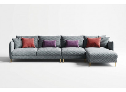 Textiel Modern Relax Zit Luxe Meubels Woonkamer Hoekbank L-vorm Gestoffeerde Bank