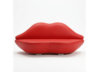 Lippenbank 2-zits bekleding Moderne ontspanningsbank Luxe meubels Bankstellen Tweezits