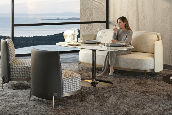 Ontwerpmeubels Modern Relax Zit Luxe Meubels Woonlandschap Bank 3-zits Bankstellen