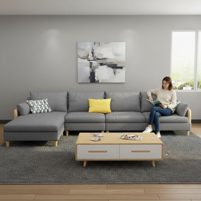 Eck Relax Zit Luxe Meubels Woonlandschap Hoekbank L-vorm Bekleding Textiel Modern