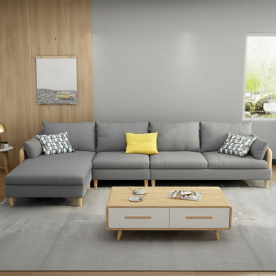Eck Relax Zit Luxe Meubels Woonlandschap Hoekbank L-vorm Bekleding Textiel Modern