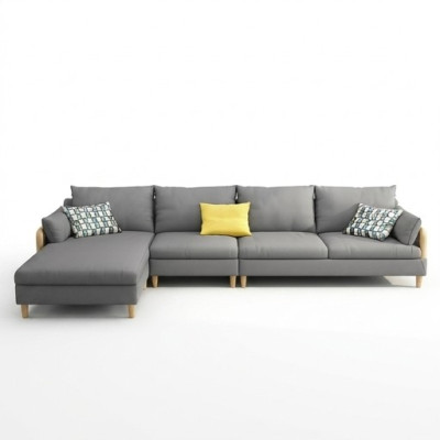 Eck Relax Zit Luxe Meubels Woonlandschap Hoekbank L-vorm Bekleding Textiel Modern