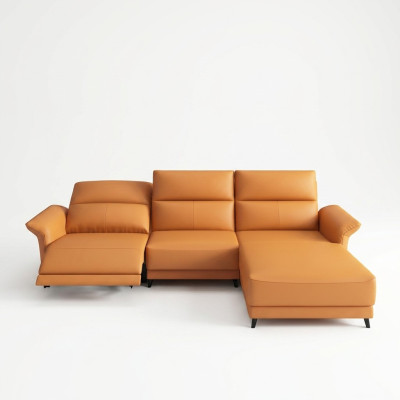Hoekbank hoekbank L-vorm bekleding Modern Relax zit luxe meubels woonlandschap