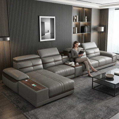 Woonlandschap hoekbank hoekbank L-vorm Bank Modern Relax Zit Luxe Meubels