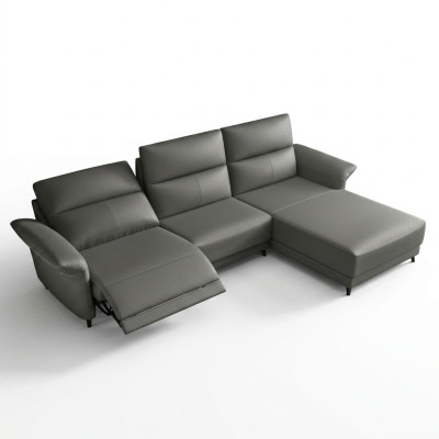 Set hoekbank L-vorm gestoffeerd modern ontspanningszitje luxe meubels woonlandschap nieuw