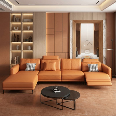 Bank Bank Modern Relax Zit Luxe Meubels Woonlandschap Hoekbank L-vorm Bekleding