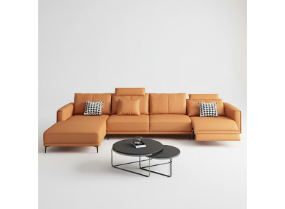 Bank Bank Modern Relax Zit Luxe Meubels Woonlandschap Hoekbank L-vorm Bekleding
