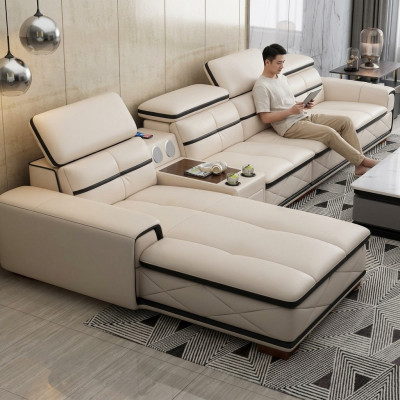 Bank Meubels Woonlandschap Luxe Hoekbank Hoekbank L-vorm Bekleding Modern Bankstellen Nieuw